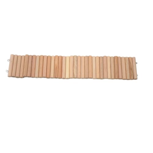 Hamster Leiter Brücke,Holzzaun,Flexible Biegbare Holzbrücke,Hölzerner Kletterspielzeug Spielzeug Für Meerschweinchen Ratten Rennmäuse Maus,Natürliches Versteck Kleintiere,Holzfarbe,7,5X40cm Hamster Leiter Brücke,Holzzaun,Flexible Biegbare Holzbrücke,Hölzerner Kletterspielzeug Spielzeug Für Meerschweinchen Ratten Rennmäuse Maus,Natürliches Versteck Kleintiere,Holzfarbe,7,5X40cm von Whakano