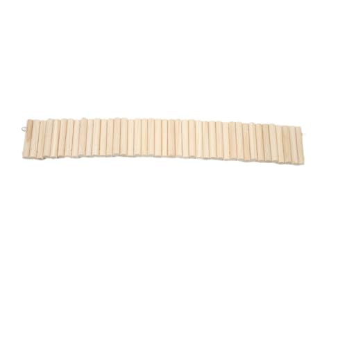 Hamster Leiter Brücke,Holzzaun,Flexible Biegbare Holzbrücke,Hölzerner Kletterspielzeug Spielzeug Für Meerschweinchen Ratten Rennmäuse Maus,Natürliches Versteck Kleintiere,Holzfarbe,7,5X50CM Hamster Leiter Brücke,Holzzaun,Flexible Biegbare Holzbrücke,Hölzerner Kletterspielzeug Spielzeug Für Meerschweinchen Ratten Rennmäuse Maus,Natürliches Versteck Kleintiere,Holzfarbe,7,5X50CM von Whakano