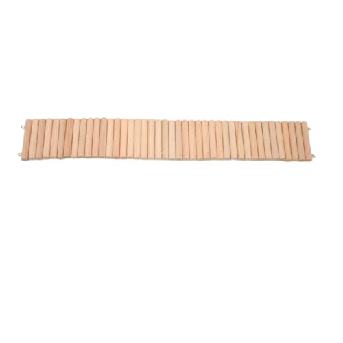 Hamster Leiter Brücke,Holzzaun,Flexible Biegbare Holzbrücke,Hölzerner Kletterspielzeug Spielzeug Für Meerschweinchen Ratten Rennmäuse Maus,Natürliches Versteck Kleintiere,Holzfarbe,7,5X50cm Hamster Leiter Brücke,Holzzaun,Flexible Biegbare Holzbrücke,Hölzerner Kletterspielzeug Spielzeug Für Meerschweinchen Ratten Rennmäuse Maus,Natürliches Versteck Kleintiere,Holzfarbe,7,5X50cm von Whakano