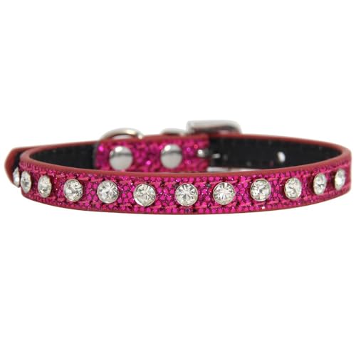 Katzenhalsband mit Strass,Verstellbares Haustier Halsband,PU Leder Katzenhalsbänder Hundehalsband,langlebige Halsbänder Geeignet für kleine Rassen,Hunde,Katzen,Welpen,Kätzchen,Rosenrot,2x42cm Katzenhalsband mit Strass,Verstellbares Haustier Halsband,PU Leder Katzenhalsbänder Hundehalsband,langlebige Halsbänder Geeignet für kleine Rassen,Hunde,Katzen,Welpen,Kätzchen,Rosenrot,2x42cm von Whakano