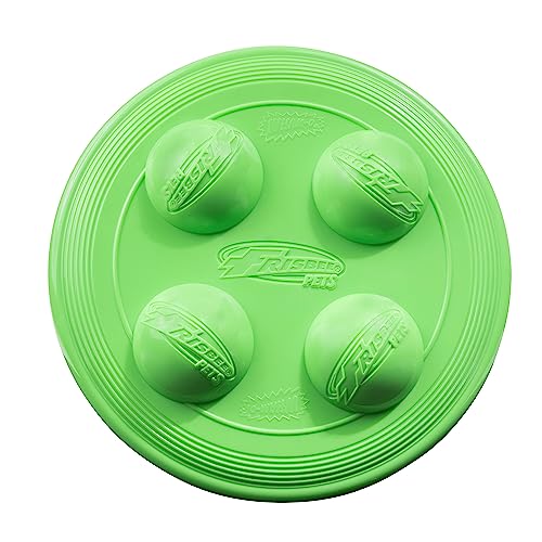 Jazwares Wham-O Pets Frisbee Squeaksbee - Gummi-Frisbee - 4 Quietschscheiben Hundespielzeug von Jazwares