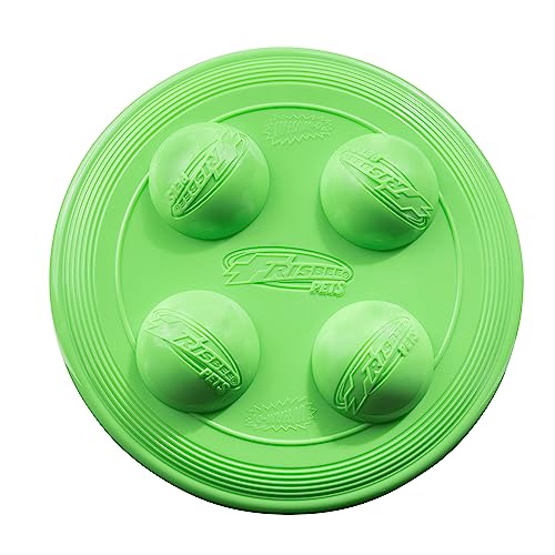 Wham-O Pets Jazwares Frisbee Squeaksbee - Gummi-Frisbee - 4 Quietschscheiben Hundespielzeug von Jazwares