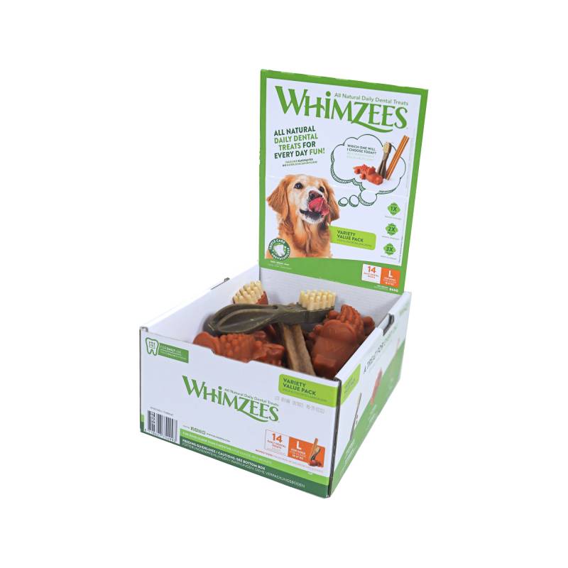 Whimzees Variety Box - L - 14 Stück von Whimzees