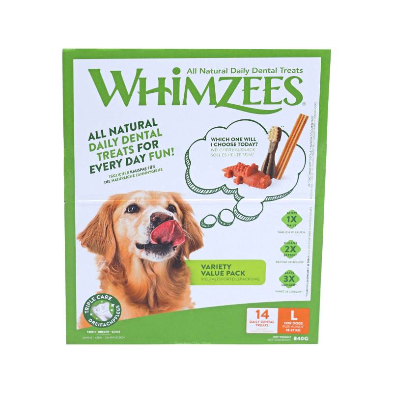 Whimzees Variety Box - L - 14 Stück von Whimzees