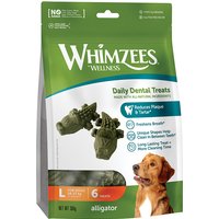 Whimzees by Wellness Alligator Snack - L: für große Hunde (6 Stück) von Whimzees