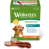 Whimzees by Wellness Monthly Toothbrush Box - L: für große Hunde (1800 g, 30 Stück) von Whimzees