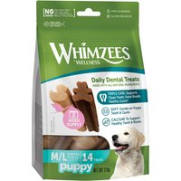 Whimzees by Wellness Sticks für Welpen - M/L: für mittelgroße & große Hunde (9 - 18 kg, 2 x 14 Stück) von Whimzees