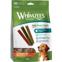 Whimzees by Wellness Stix für Hunde - L: für große Hunde (18 - 27 kg, 2 x 7 Stück) von Whimzees