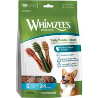 Whimzees by Wellness Toothbrush - S: für kleine Hunde (7-12 kg, 2 x 24 Stück) von Whimzees