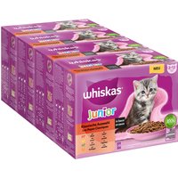 Jumbopack Whiskas Junior Frischebeutel 144 x 85 g - Klassische Auswahl in Sauce von Whiskas