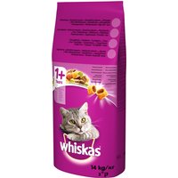 Sparpaket Whiskas Trockenfutter - 1+ Rind (2 x 14 kg) von Whiskas