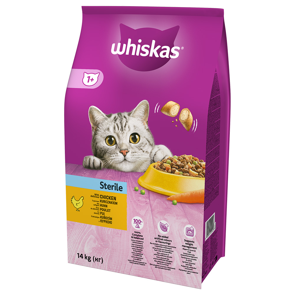 Whiskas 1+ Sterile Huhn - 14 kg von Whiskas