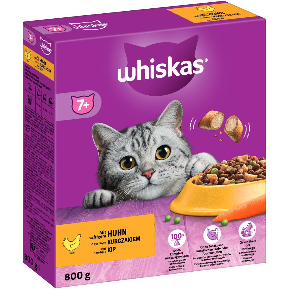 Whiskas 7+ Senior Huhn - 800 g von Whiskas