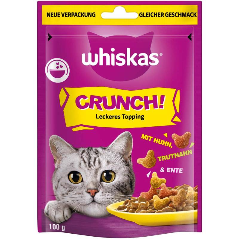 Whiskas Crunch Huhn, Truthahn & Ente 100 g von Whiskas