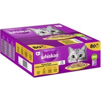 Whiskas ® Multipack Portionsbeutel 1+ Geflügel Auswahl 4 Varietäten Huhn, Ente, Geflügel, Truthahn in Gelee 80 x 85g Whiskas ® Multipack Portionsbeutel 1+ Geflügel Auswahl 4 Varietäten Huhn, Ente, Geflügel, Truthahn in Gelee 80 x 85g von Whiskas