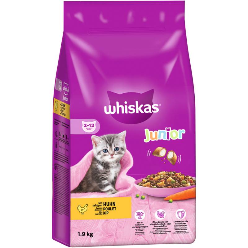 Whiskas Junior mit Huhn 1,9kg von Whiskas