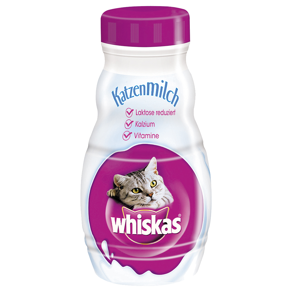 Whiskas Katzenmilch - Sparpaket 12 x 200 ml von Whiskas