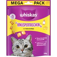 Whiskas Knuspertaschen Megapack - Huhn & Käse (2 x 180 g) von Whiskas