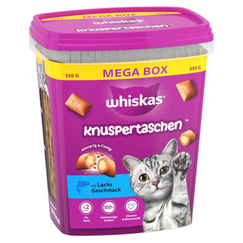 Whiskas Knuspertaschen - Sparpaket: Lachs 2 x 350 g Whiskas Knuspertaschen - Sparpaket: Lachs 2 x 350 g von Whiskas