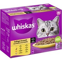 Whiskas Multipack 7+ Geflügel Auswahl in Sauce 12 x 85g von Whiskas