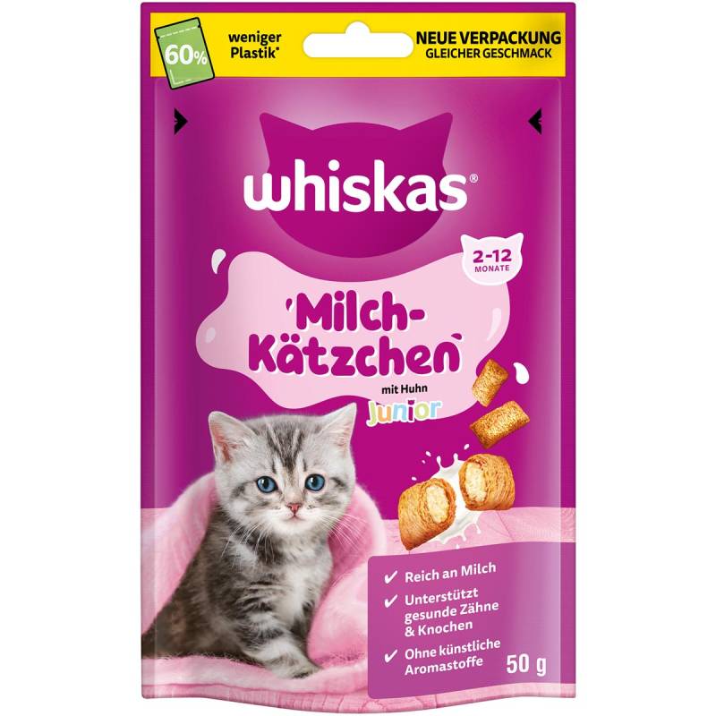 Whiskas Snacks Milch-Kätzchen Huhn 6x50 g von Whiskas