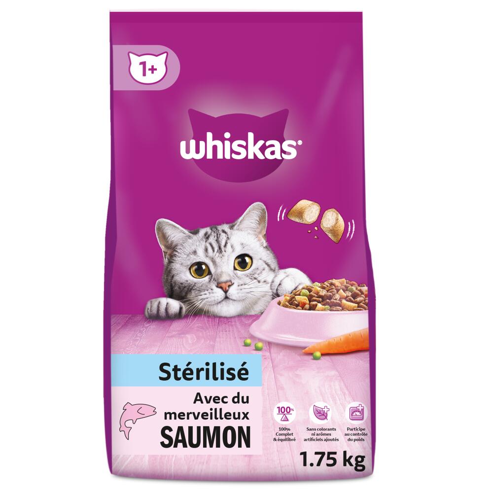 Whiskas Sterile Lachs - Sparpaket: 2 x 1,75 kg Whiskas Sterile Lachs - Sparpaket: 2 x 1,75 kg von Whiskas