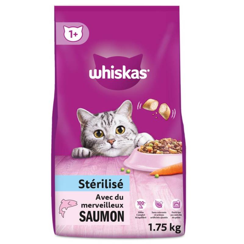 Whiskas Sterile Lachs - Sparpaket: 2 x 1,75 kg von Whiskas