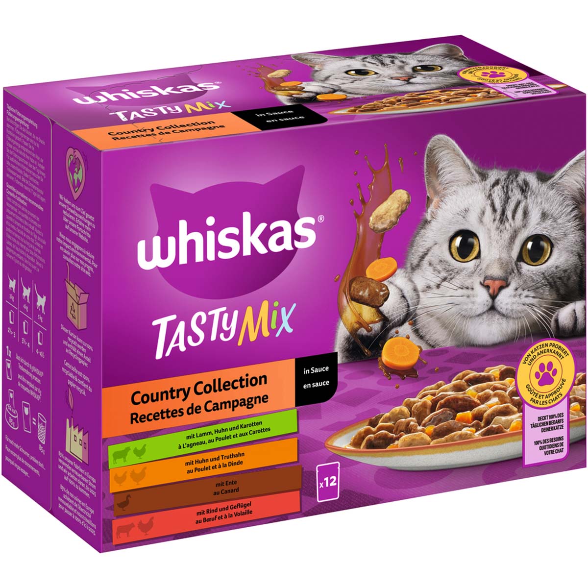Whiskas Tasty Mix Multipack Country Collection in Sauce 12x85g Whiskas Tasty Mix Multipack Country Collection in Sauce 12x85g von Whiskas