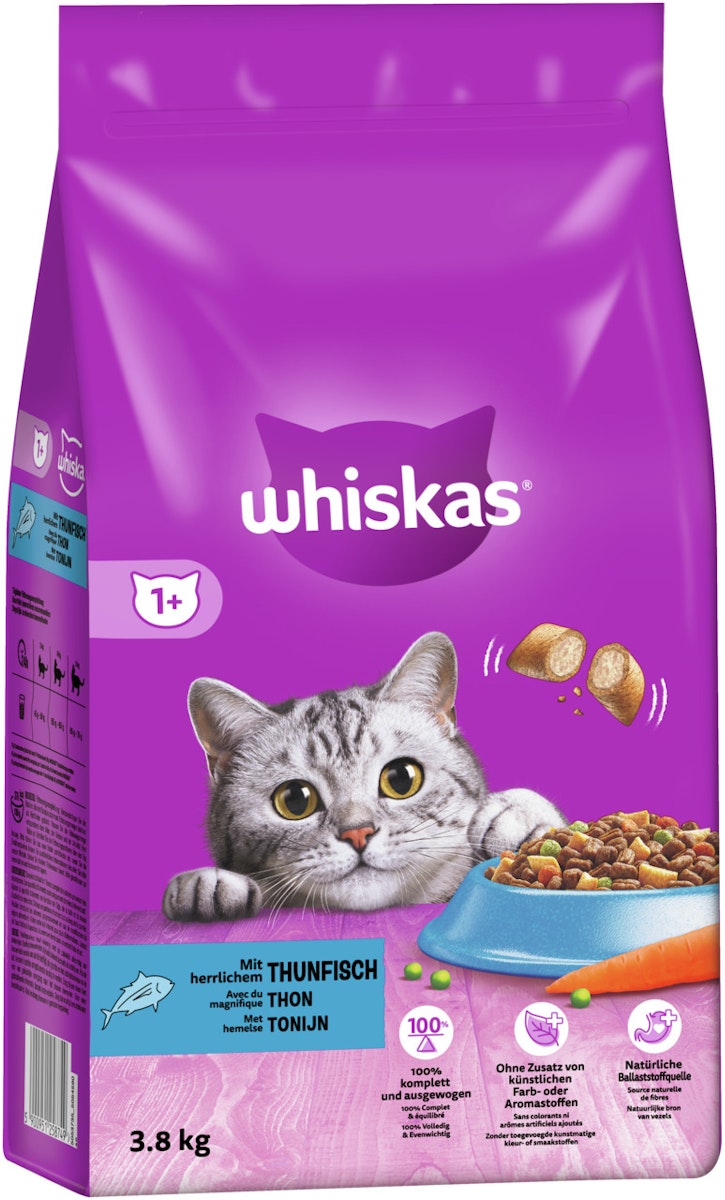 Whiskas Trocken 1+ mit Thunfisch Katzentrockenfutter von Whiskas