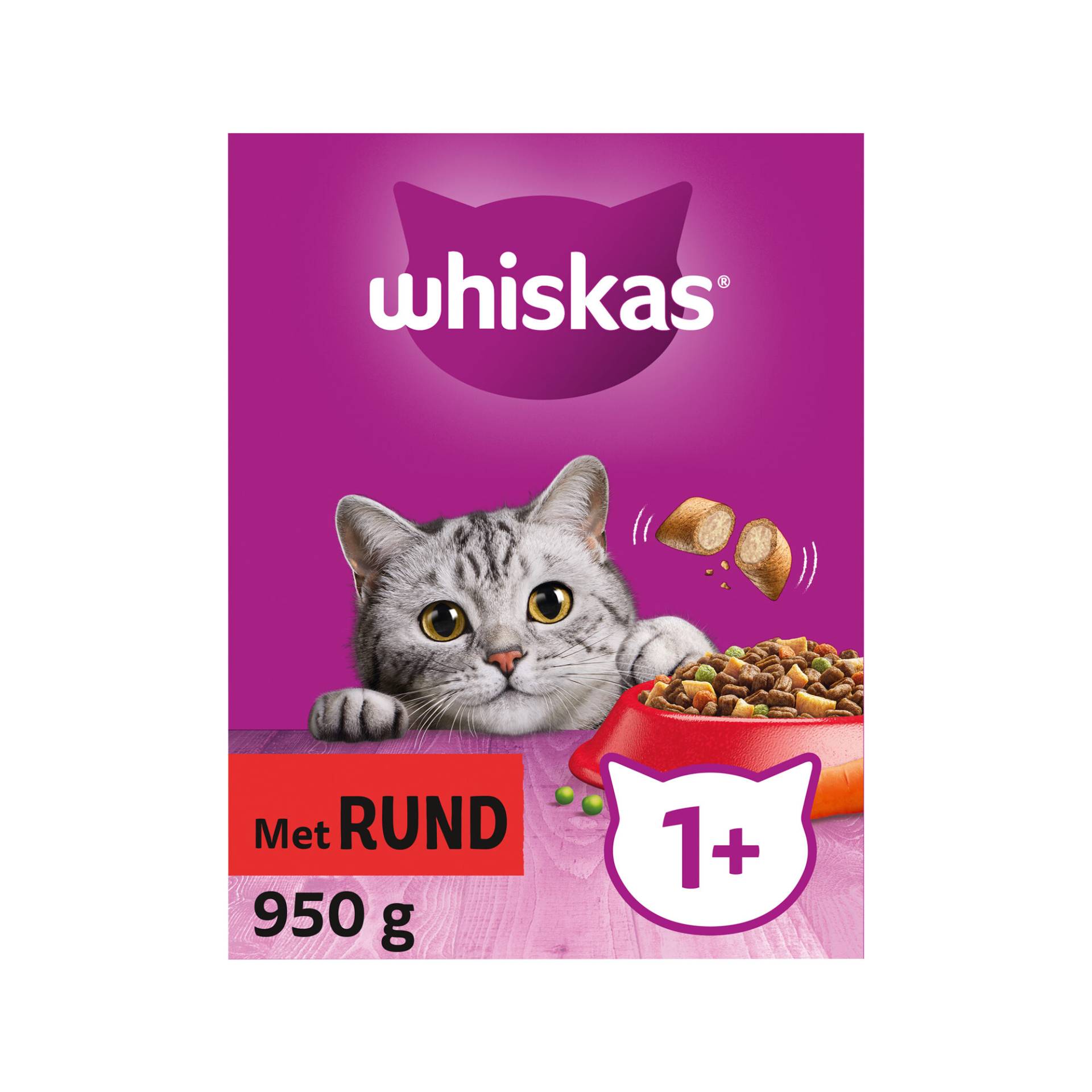 Whiskas Trockenfutterbox für Erwachsene - Rindfleisch - 3,8 kg von Whiskas