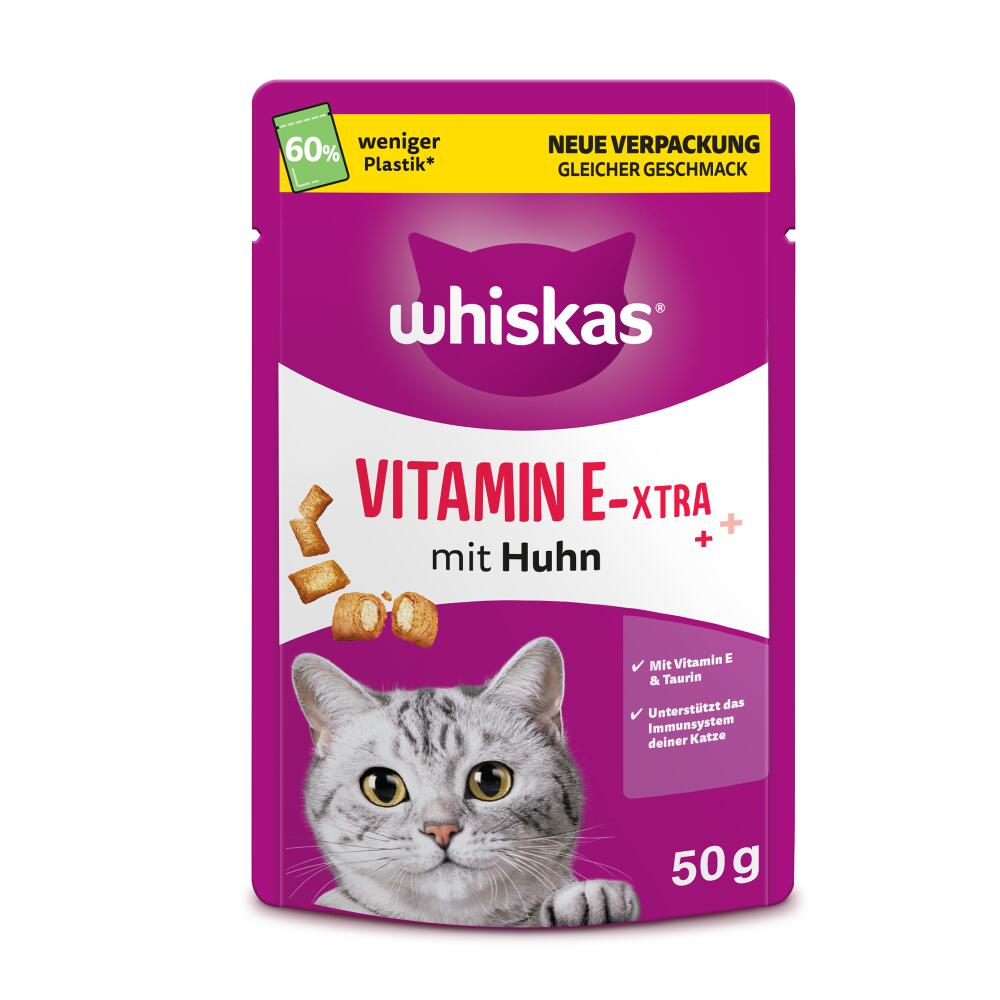 Whiskas Vitamin E-Xtra - Sparpaket 6 x 50 g Whiskas Vitamin E-Xtra - Sparpaket 6 x 50 g von Whiskas