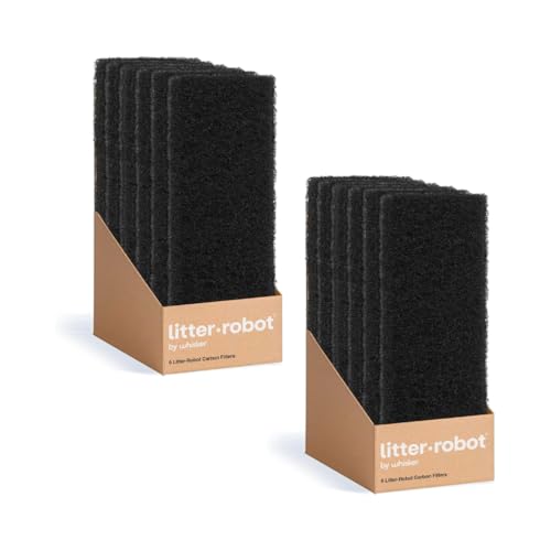 Litter-Robot 3 Kohlefilter von Whisker, 12er-Pack - Katzenklo-Filter, entwickelt für Litter-Robot, absorbiert Gerüche & kontrolliert Feuchtigkeit für EIN frisch riechendes Zuhause Litter-Robot 3 Kohlefilter von Whisker, 12er-Pack - Katzenklo-Filter, entwickelt für Litter-Robot, absorbiert Gerüche & kontrolliert Feuchtigkeit für EIN frisch riechendes Zuhause von Whisker