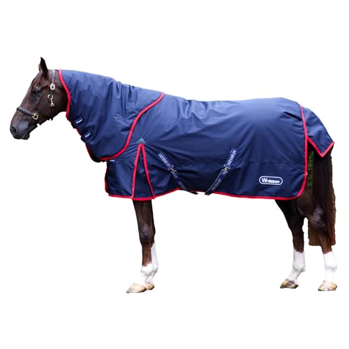 Whitaker Pferdedecke mit abnehmbarem Hals, 250 g, Marineblau von Whitaker