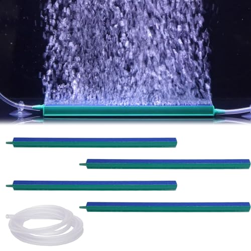 WhizNook 4 Stück 30cm Ausströmerstein Aquarium mit 1 Stück 2m Schläuche, Aquarium Luftstein, Aquarium Sauerstoff Blasenstreifen, Aquarium Sauerstoffstein Luftblasen, für Aquarien Teichen Fischmärkten WhizNook 4 Stück 30cm Ausströmerstein Aquarium mit 1 Stück 2m Schläuche, Aquarium Luftstein, Aquarium Sauerstoff Blasenstreifen, Aquarium Sauerstoffstein Luftblasen, für Aquarien Teichen Fischmärkten von WhizNook