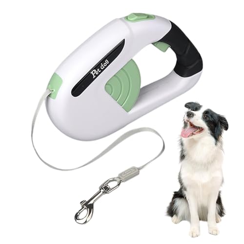 Ausziehbare Hundeleine für Haustiere - Robustes automatisches Zugseil zum Gehen - für Outdoor-Training 19 x 12 cm mit rundem Design für Hunde d von Whnbuij