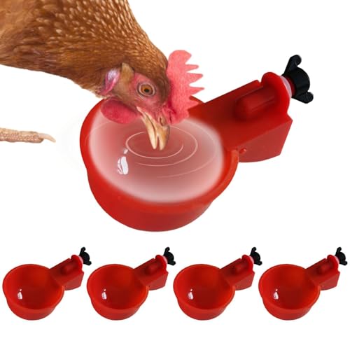 Bewässerung Tassen Huhn - Huhn Wasserspender, Hühnerschale Waterer | Automatisches Hühnerbewässerungsset, Geflügel-Wasserspender, Geflügeltrinker Huhn Wasserbecher für Küken, Ente, Truthahn, Häschen Bewässerung Tassen Huhn - Huhn Wasserspender, Hühnerschale Waterer | Automatisches Hühnerbewässerungsset, Geflügel-Wasserspender, Geflügeltrinker Huhn Wasserbecher für Küken, Ente, Truthahn, Häschen von Whnbuij