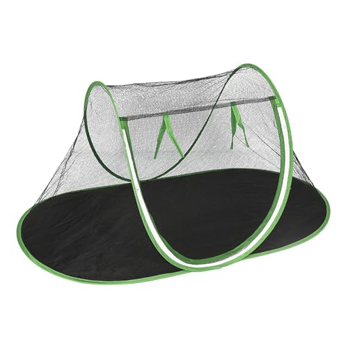 Faltbares Haustiernetz, tragbares Outdoor-Zelt, Katzen-Spielhaus, atmungsaktives Oxford-Netzgewebe, 110 x 65 x 38 cm, Hunde-Laufstall, kleines Haustierzelt, Hundezaun für Camping Faltbares Haustiernetz, tragbares Outdoor-Zelt, Katzen-Spielhaus, atmungsaktives Oxford-Netzgewebe, 110 x 65 x 38 cm, Hunde-Laufstall, kleines Haustierzelt, Hundezaun für Camping von Whnbuij
