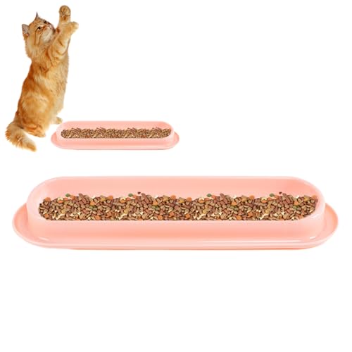 Futternapf für Katzen – 15° geneigter, auslaufsicherer Futternapf | Langfütterungs-Futternapf für Haustiere, reisefreundlicher Futtertablett, Bewässerungsspender für Kätzchen, Welpen und kleine Futternapf für Katzen – 15° geneigter, auslaufsicherer Futternapf | Langfütterungs-Futternapf für Haustiere, reisefreundlicher Futtertablett, Bewässerungsspender für Kätzchen, Welpen und kleine von Whnbuij