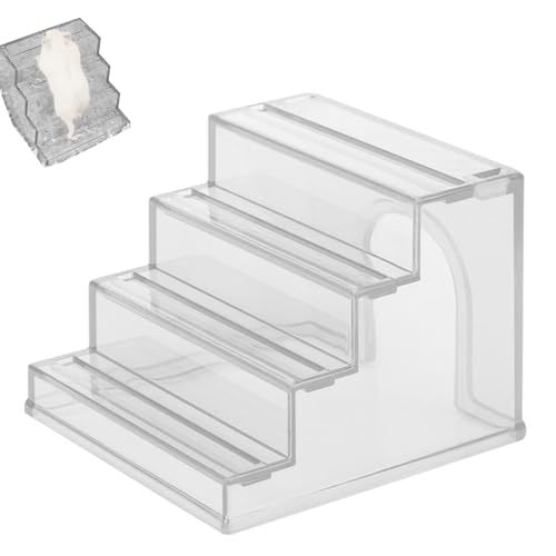 Hamsterleiter - Kletterrampe, Wood Bridge | 2 In 1 Anti-Rutsch-Klettern Nisthaus natürliche Käfige, flexible Hängeplattform für kleine Haustiere, Anreicherungsspielzeug für aktive Hamster im Multi-Lev Hamsterleiter - Kletterrampe, Wood Bridge | 2 In 1 Anti-Rutsch-Klettern Nisthaus natürliche Käfige, flexible Hängeplattform für kleine Haustiere, Anreicherungsspielzeug für aktive Hamster im Multi-Lev von Whnbuij