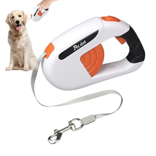 Haustiere Ausziehbare Hundeleinen - Hochleistungs-Automatik-Traktionsseil zum Gehen - 19 x 12 cm Outdoor-Trainingszubehör im Kreisbogen-Design für kleine, mittlere und große Hunde Haustiere Ausziehbare Hundeleinen - Hochleistungs-Automatik-Traktionsseil zum Gehen - 19 x 12 cm Outdoor-Trainingszubehör im Kreisbogen-Design für kleine, mittlere und große Hunde von Whnbuij