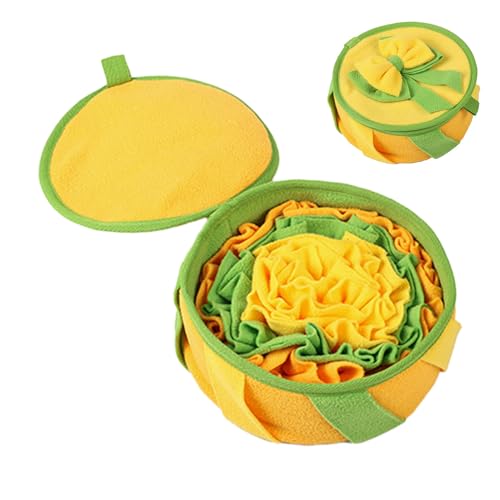 Hundeleckerli-Puzzle – Interaktiver Schnüffel-Futterspender, Futterspender für Hunde, geistige Stimulation, Aktivität, Schnüffelwerkzeug, Bereicherung, Leckerli-Spielzeug für drinnen und draußen Hundeleckerli-Puzzle – Interaktiver Schnüffel-Futterspender, Futterspender für Hunde, geistige Stimulation, Aktivität, Schnüffelwerkzeug, Bereicherung, Leckerli-Spielzeug für drinnen und draußen von Whnbuij