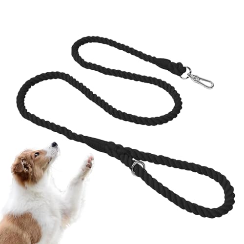 Hundeleinen, Hundeleinen für große Hunde – Leine für Welpen, Leine aus robustem Seil von 5 Fuß, Trainingsleine für Hunde, dick und wiederverwendbar, robust, für Trester Hundeleinen, Hundeleinen für große Hunde – Leine für Welpen, Leine aus robustem Seil von 5 Fuß, Trainingsleine für Hunde, dick und wiederverwendbar, robust, für Trester von Whnbuij