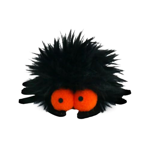 Interaktiver Katzenball - Sensory Catnip Ball - Plush Cat Toy, Teaser Kätzchen | 7x8x1111cterractive Catnip Spider Spielzeug, weiches Katzenspielzeug mit Glocke, Katzenspielzeug von Whnbuij