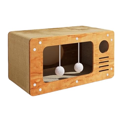 Katzenbett All-In, Kratzbaum für Katzen, großer Platz zum Kratzen von Kätzchen - 48 x 26 x 26 cm Kratzmatte Bauernhof aus Wellpappe Katzenbett Kombi-Katzenbett Katzenbett All-In, Kratzbaum für Katzen, großer Platz zum Kratzen von Kätzchen - 48 x 26 x 26 cm Kratzmatte Bauernhof aus Wellpappe Katzenbett Kombi-Katzenbett von Whnbuij
