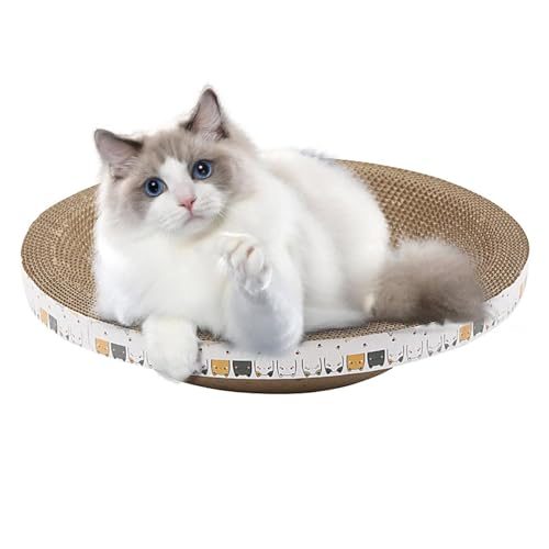 Katzenkratzbrett – Schüsselförmige Katzenkratzmatte, Katzenmöbel Kratzpads | Katzen schlafender Kratzbaum, ovale Form, glatte Ecken, Wellpapier, Katzenkratzmatte für Indoor-Katzen Katzenkratzbrett – Schüsselförmige Katzenkratzmatte, Katzenmöbel Kratzpads | Katzen schlafender Kratzbaum, ovale Form, glatte Ecken, Wellpapier, Katzenkratzmatte für Indoor-Katzen von Whnbuij