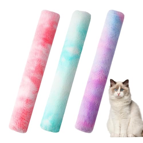 Katzenspielzeug, Kissen für Katzen, 3 x beruhigendes interaktives Katzenspielzeug, Katzenspielzeug in Form einer abgestuften Katze für Katzen, Plüschspielzeug für Katzen, Kissen Katzenspielzeug, Kissen für Katzen, 3 x beruhigendes interaktives Katzenspielzeug, Katzenspielzeug in Form einer abgestuften Katze für Katzen, Plüschspielzeug für Katzen, Kissen von Whnbuij