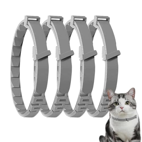 Natürliches beruhigendes Halsband für Haustiere - Anti-Stress-Halsband für Hunde, wasserdichtes Angsthalsband für Welpen | 4X Beruhigendes Halsband für Stress- und Selbstverhaltenskontrolle von Whnbuij