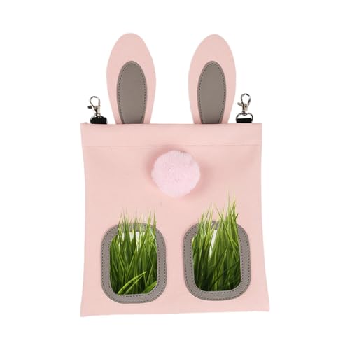 Niedrige Chinchilla - Niedrig von FAY für die Fütterung der Kaninchenheuntasche, Heubeutel für Kaninchen, Schweinemmatrix Kaninchen, Knöchelzubehör mit 2 Löchern von Whnbuij