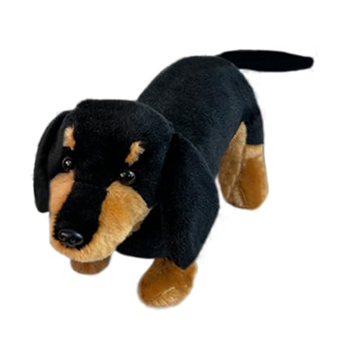 PRESCHIO DACCHIO Flauschiger Code 9,84 Zoll Look | Sleep Comfort Doll for Kids, Haustierkissen, die Lust zum Umarmen, echte Nachbildungen für Hunde, Zimmer von Whnbuij