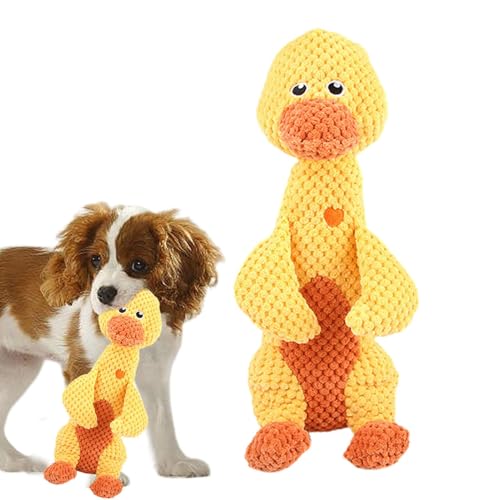 Quietschendes Plüsch-Hundespielzeug,Quietschendes Plüsch-Hundespielzeug,Tier-Beißspielzeug - Lustiges Spielzeug zur Bereicherung von Whnbuij
